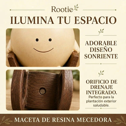 Maceta Mecedora