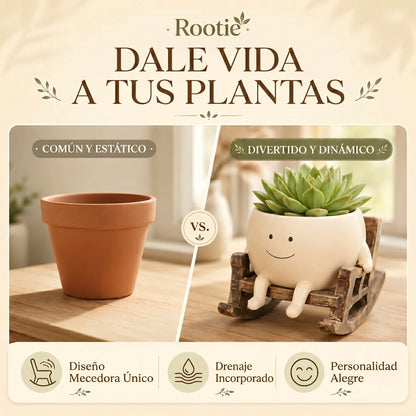 Maceta Mecedora