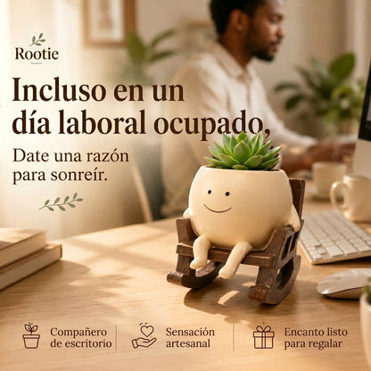 Maceta Mecedora